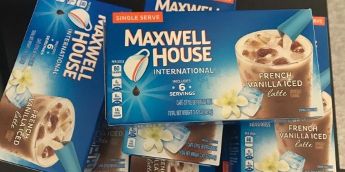 Maxwell House French Vanilla Iced Latte Mix 48-Count Only $13 Shipped on Amazon (Just 27¢ Per Drink)