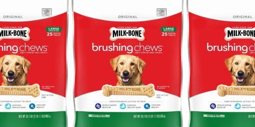 ** Milk-Bone Brushing Chews 25-Count Only $4.86 on Walmart.online | Only 19¢ Each