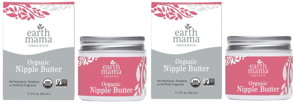 Organic Nipple Butter Breastfeeding Cream by Earth Mama