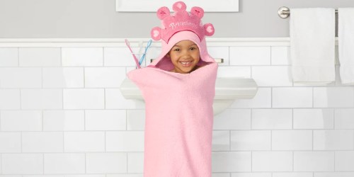 ** Kids Hooded Bath Towels Only $6.53 on Kohl’s.online (Regularly $22) | Princess, Marvel & More