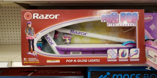 Razor Party Pop Light-Up Kick Scooter Only $25.47 on Walmart.online (Regularly $50)