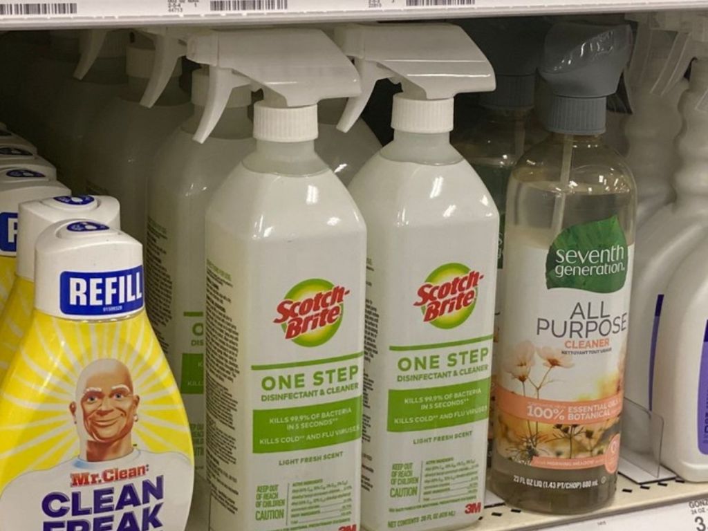 Scotch Brite Cleaner on store shelf