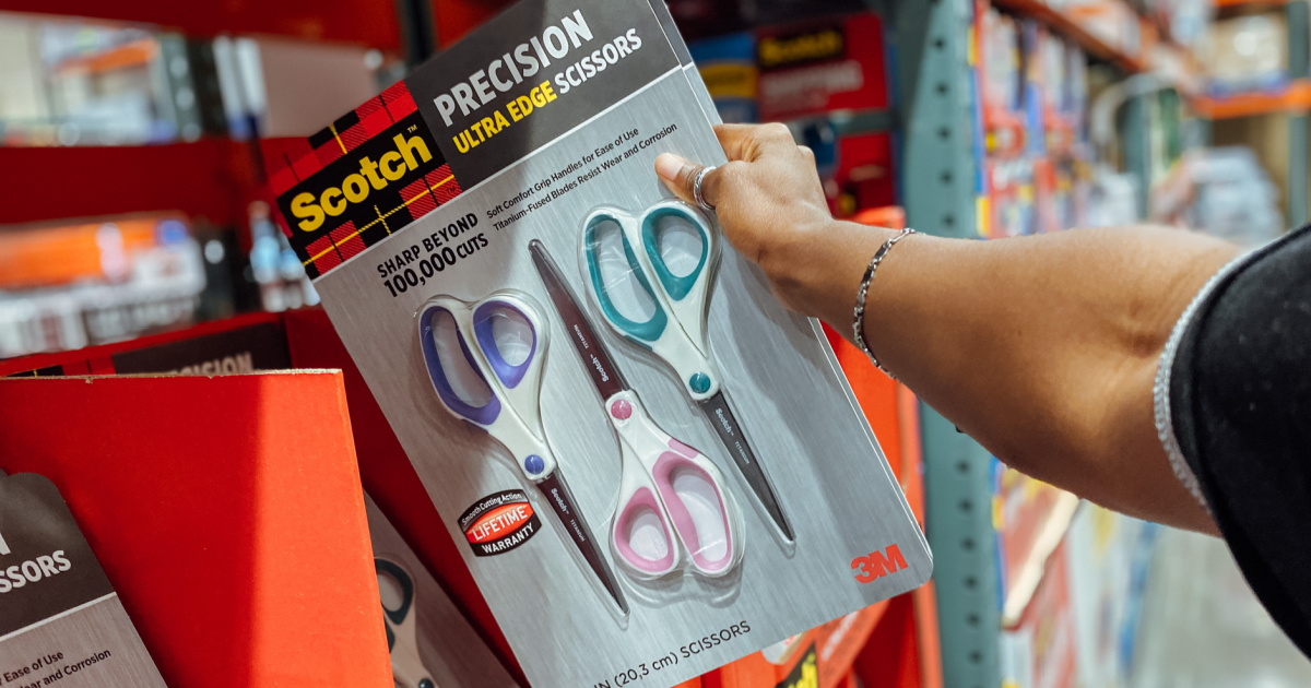 three pack of scissors