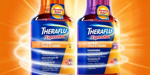 Theraflu Severe Cold & Cough Bundle Just $5.55 on Amazon (Regularly $13) | Includes Both Daytime & Nighttime Bottles