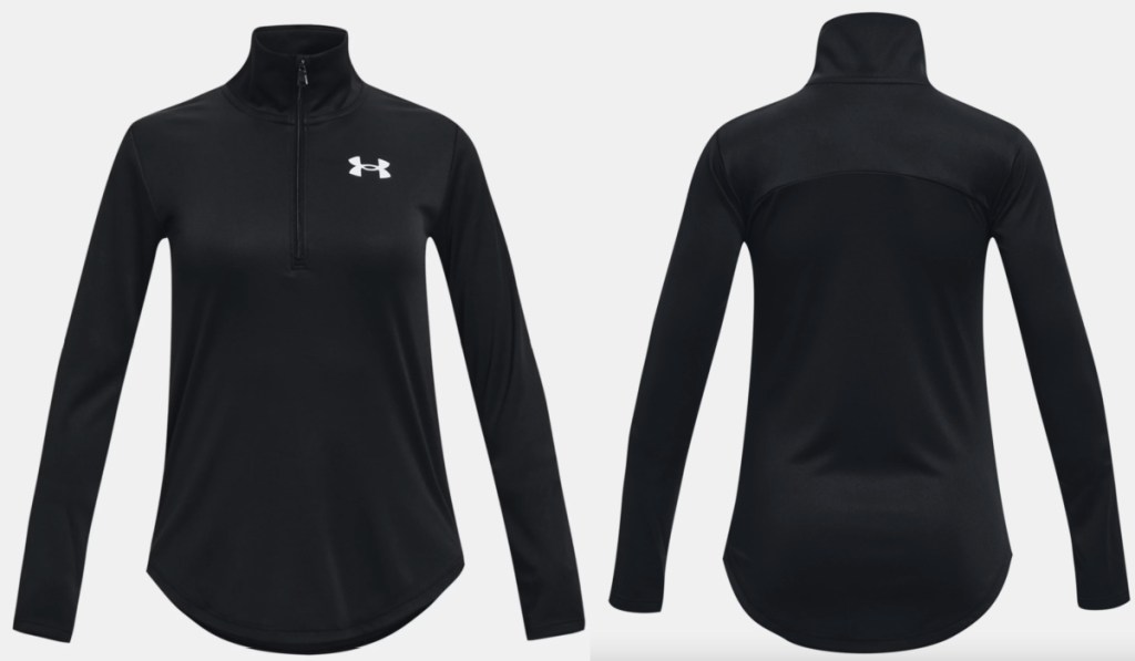 UA girls jacket front and back