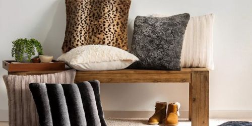 Koolaburra by UGG Faux Fur Throw Pillows Only $13.50 on Kohls.online (Regularly $54)