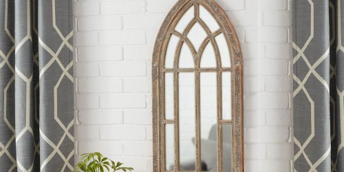 Farmhouse Antiqued Accent Mirror Only $51.80 Shipped on HomeDepot.online (Reg. $119)