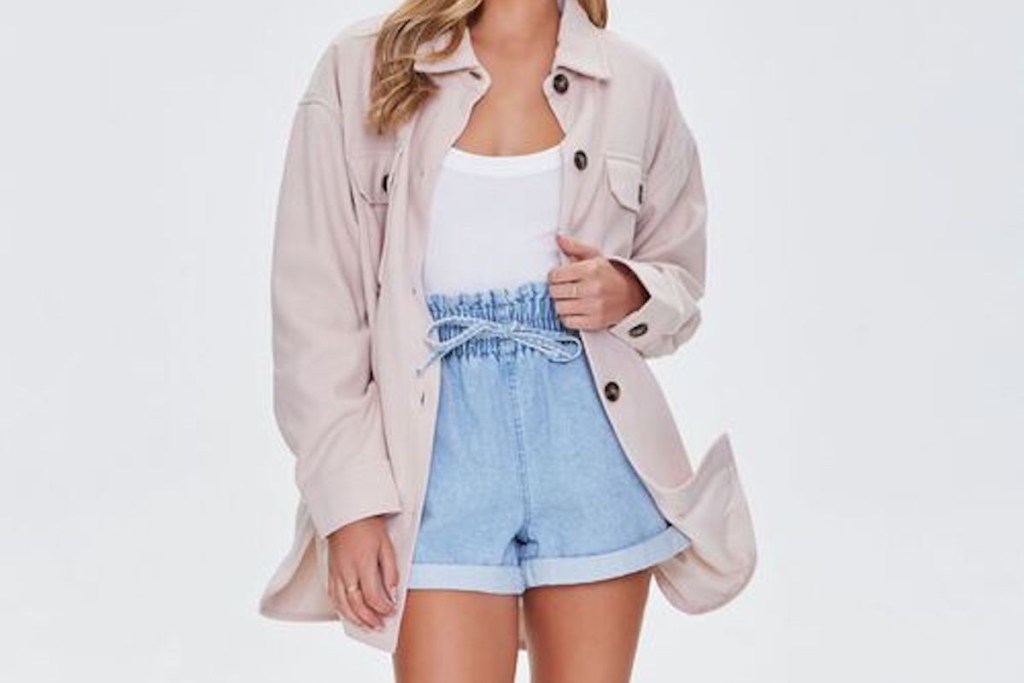 forever 21 shacket jacket