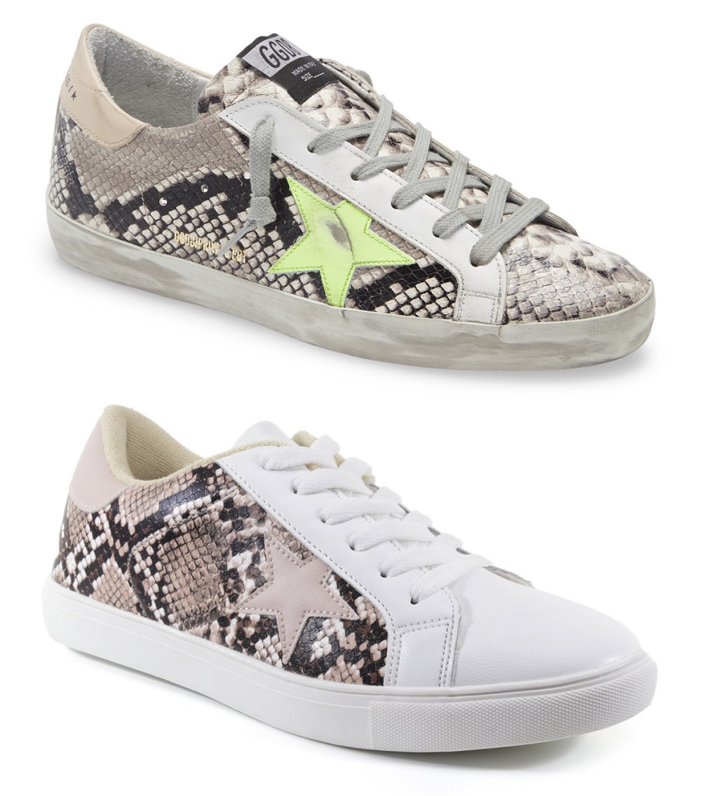 onlineparison of golden goose and portland boot onlinepany snakeskin sneaker dupe