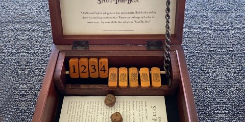 Shut-the-Box Dice Game w/ Wooden Case Only $6.60 on Walmart.online (Regularly $20)