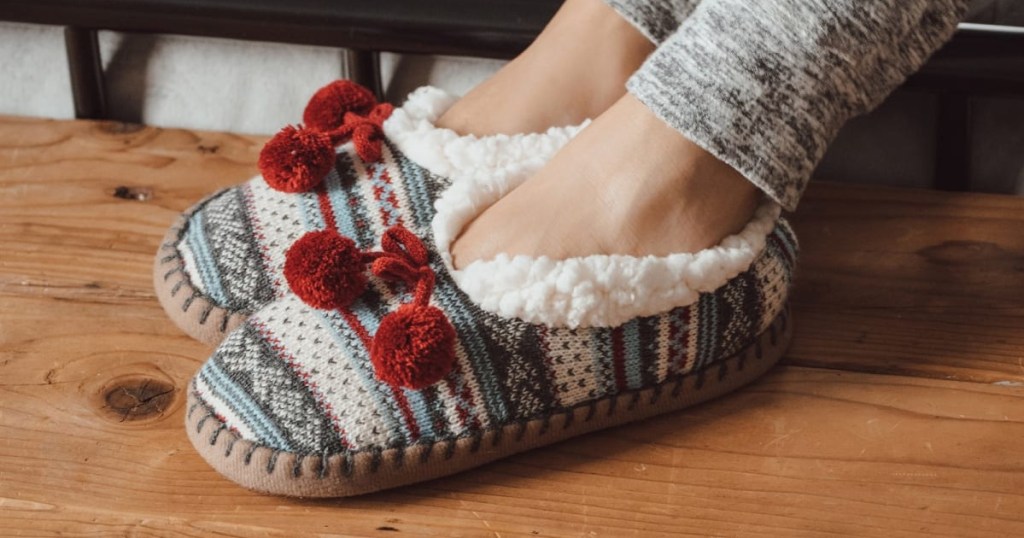 muk luks ballerina slippers