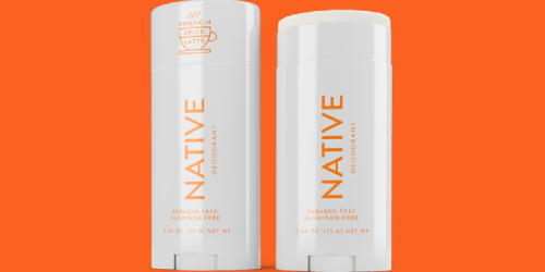 Native Pumpkin Spice Latte Natural Deodorant Only $11.99 on Target.online | Limited Time Scent