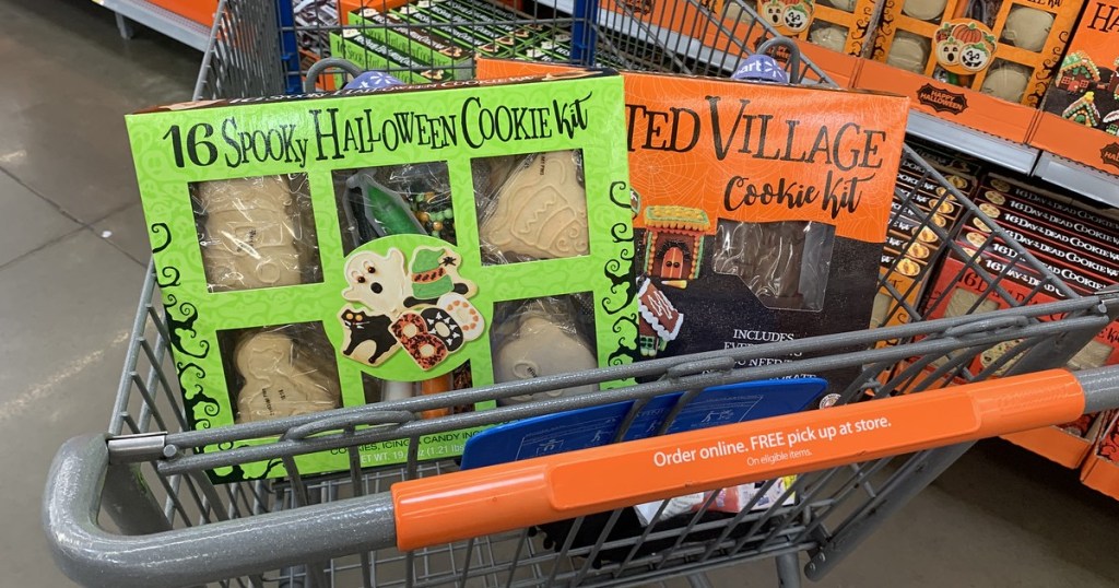 Halloween cookie decorating kits at Walmart