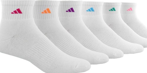 **Adidas Women’s Socks 6-Pack Only $4.79 on JCPenney.online (Regularly $18)