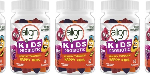 Align Kids Probiotic Gummies 50-Count Bottle Only $8 Shipped on Amazon (Regularly $20)