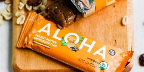 ALOHA Organic Plant-Based Protein Bars 12-Count Just $14 Shipped on Amazon (Reg. $33)