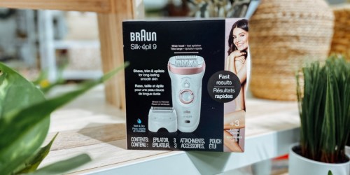 Braun Silk-Epil 9 Cordless Wet & Dry Epilator Just $79.99 Shipped on Target.online (Regularly $100) | Includes 3 Attachments