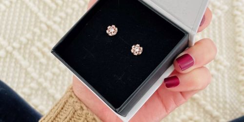 Cate & Chloe 18K Gold Stud Earrings Only $18 Shipped | Includes Box for Easy Gifting!