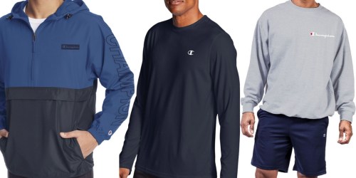 Champion Men’s Pullover Jackets Only $10.79 on JCPenney.online (Regularly $45) + Up to 75% Off More Apparel