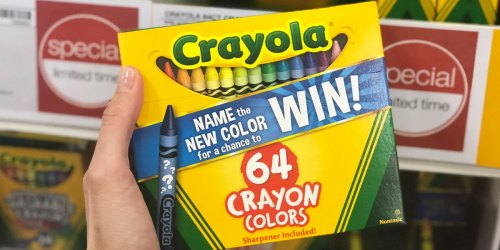 Crayola 64-Count Crayons w/ Sharpener Just $3.17 on Walmart.online