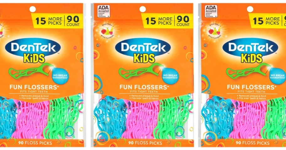 DenTek Kids Fun Flossers 90-Count bags