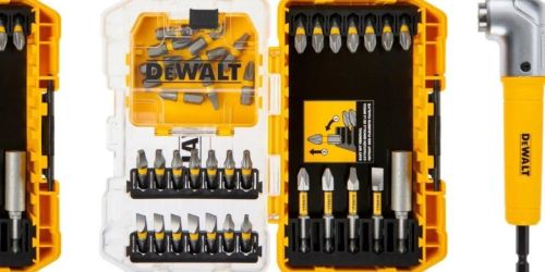 DeWalt 36-Piece Screwdriver Bit Set w/ Right Angle Adapter Only $14.88 on HomeDepot.online