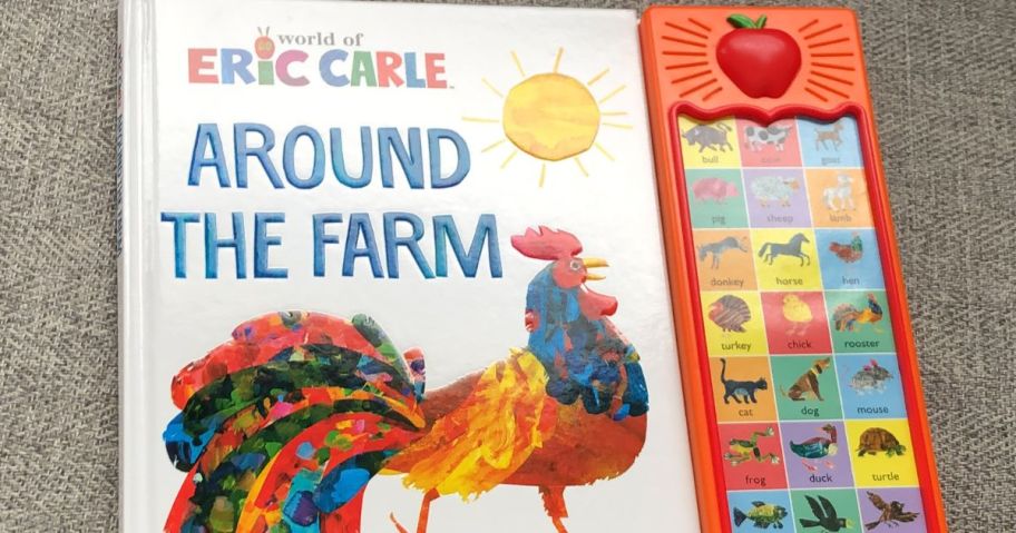 Around the Farm 30-Button Animal Sound Book by Eric Carle