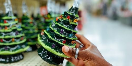 ** 50% Off Light Up Ceramic Christmas Trees at Hobby Lobby