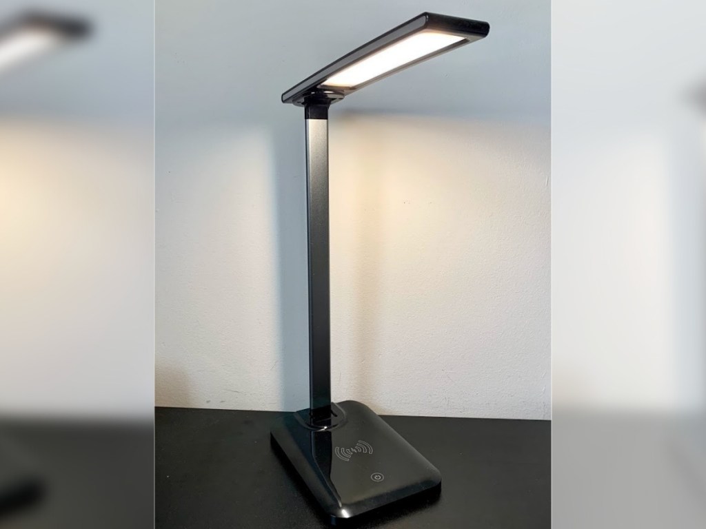 LED Desk Lamp w/ USB Charging Port & Wireless Charger