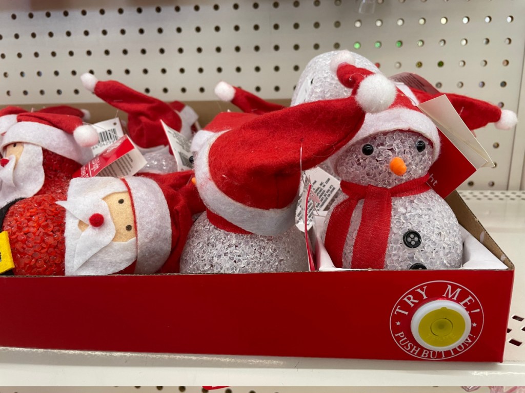 Dollar Tree Light Up Christmas Figures