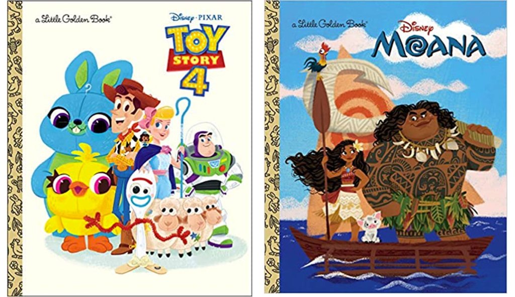 two disney little golden books