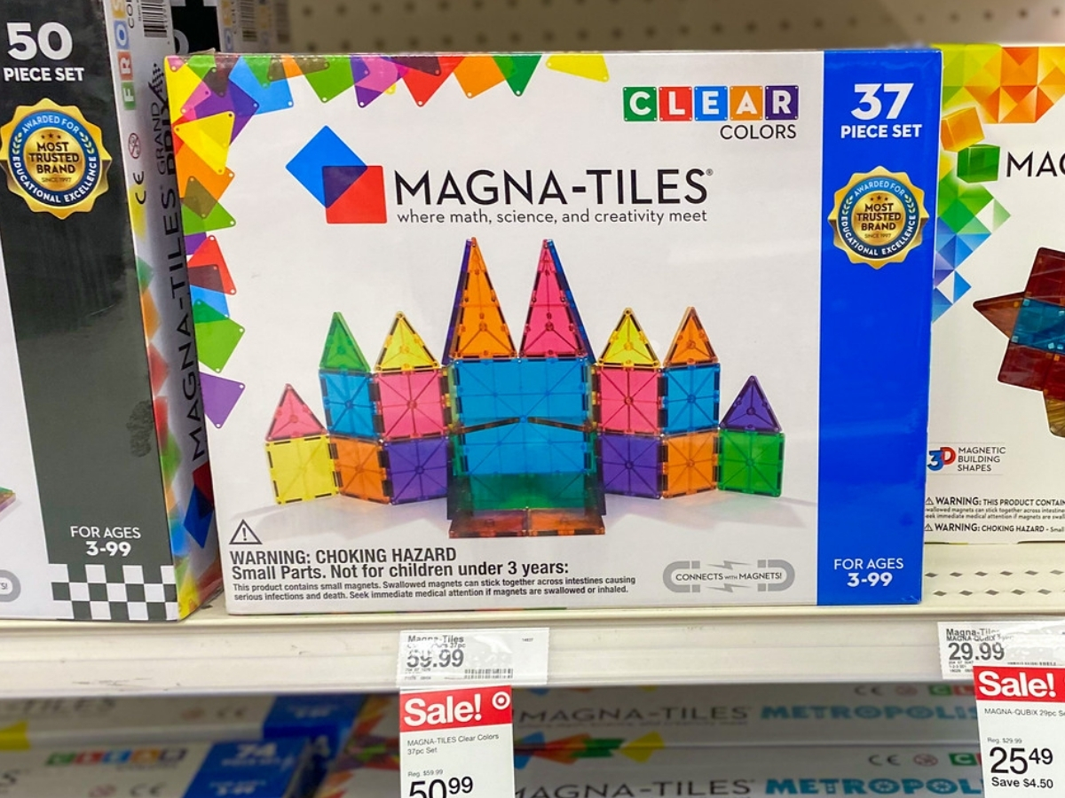 magna-tiles 37 piece set box in store