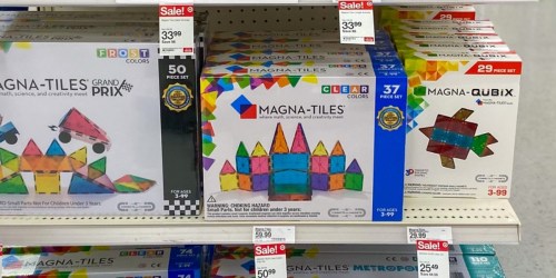 Magna-Tiles Clear Colors Sets from $38 Shipped on Target.online (Regularly $60)