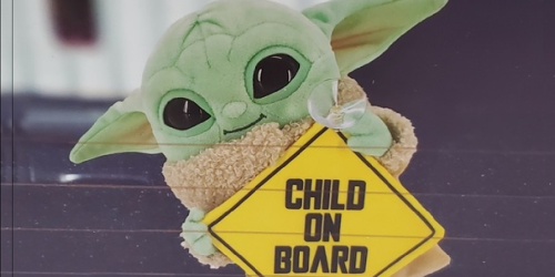 Star Wars Grogu Plush “Child on Board” Sign Only $7.49 on Target.online (Regularly $15)