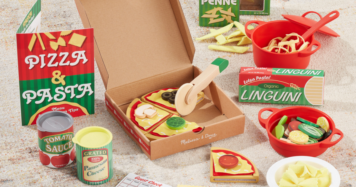 Melissa & Doug Deluxe Pizza & Pasta Play Set