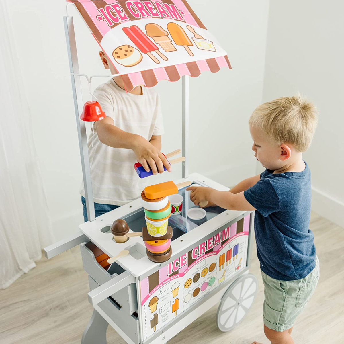 ice cream cart themed playset 