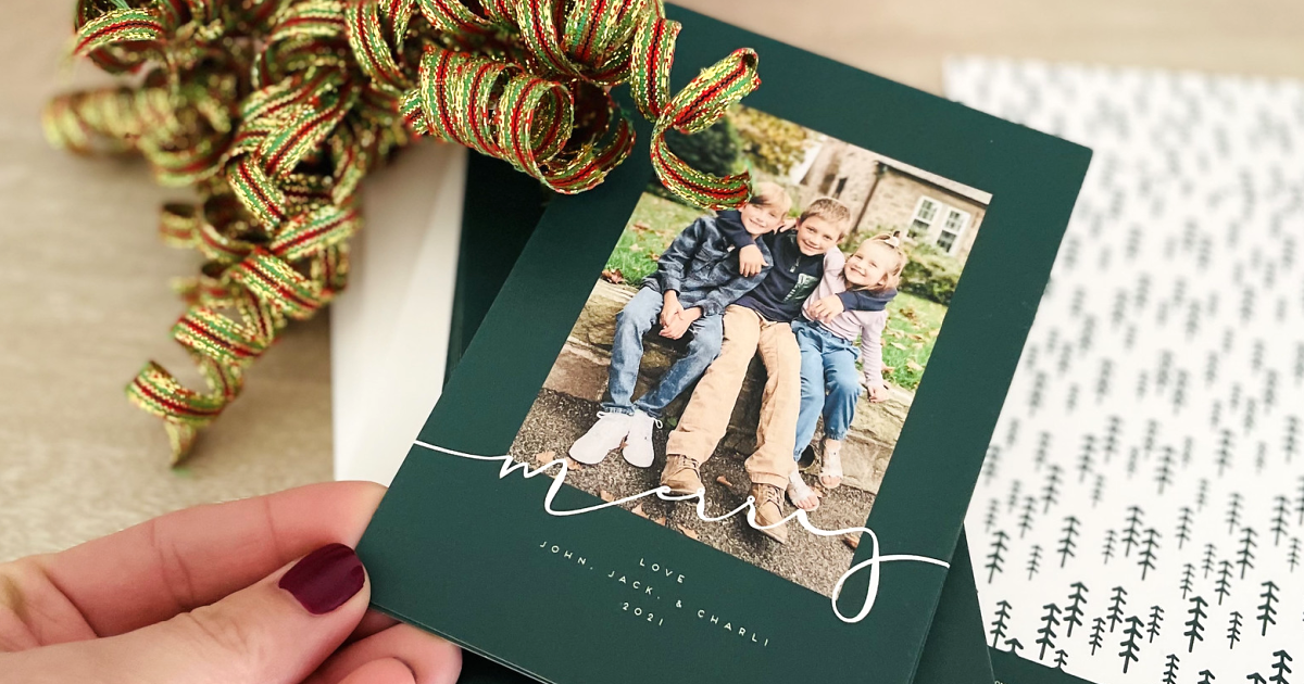 Christmas Photo Cards Starting at Only 25¢ Each