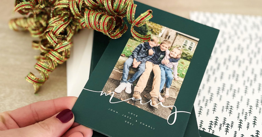 Custom Christmas Cards 25-Count Just $6.84 on Groupon (Only 25¢ Each)