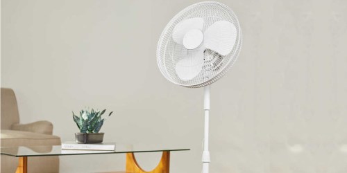 3-Speed Oscillating Pedestal Fan Only $22.98 on Walmart.online (Regularly $35)