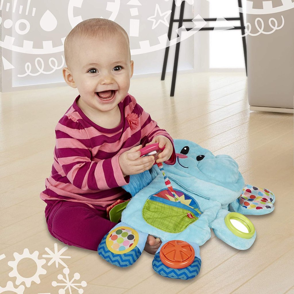 baby playing with Playtime Tummy Time Toy