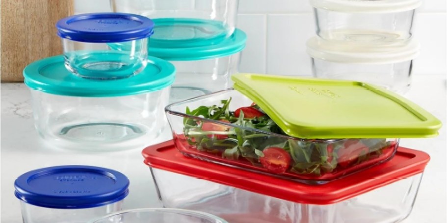 Pyrex 22-Piece Glass Food Storage Set Just $25.49 Shipped on Kohls.online (Reg. $60) + More