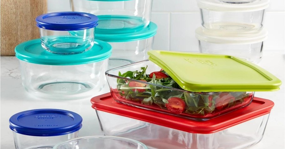 Pyrex 22-Piece Glass Food Storage Set Just $25.49 Shipped on Kohls.online (Reg. $60) + More