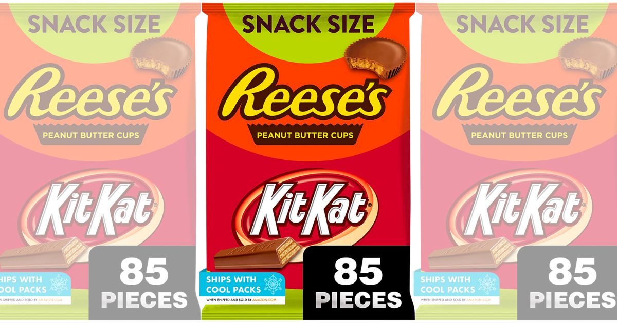 Reeses kit kat 85pc bag