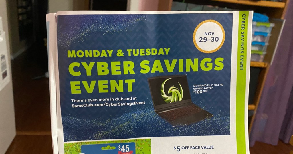 Sam's Club Cyber Savings Event