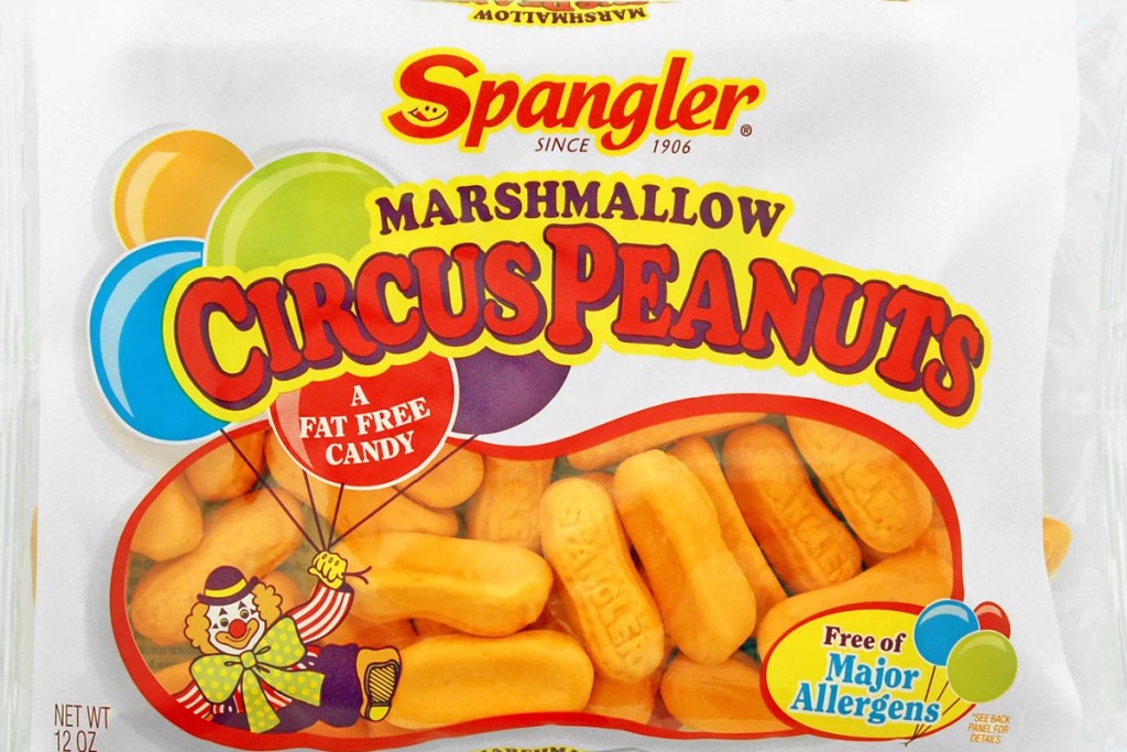 Circus Peanuts - worst Halloween candy