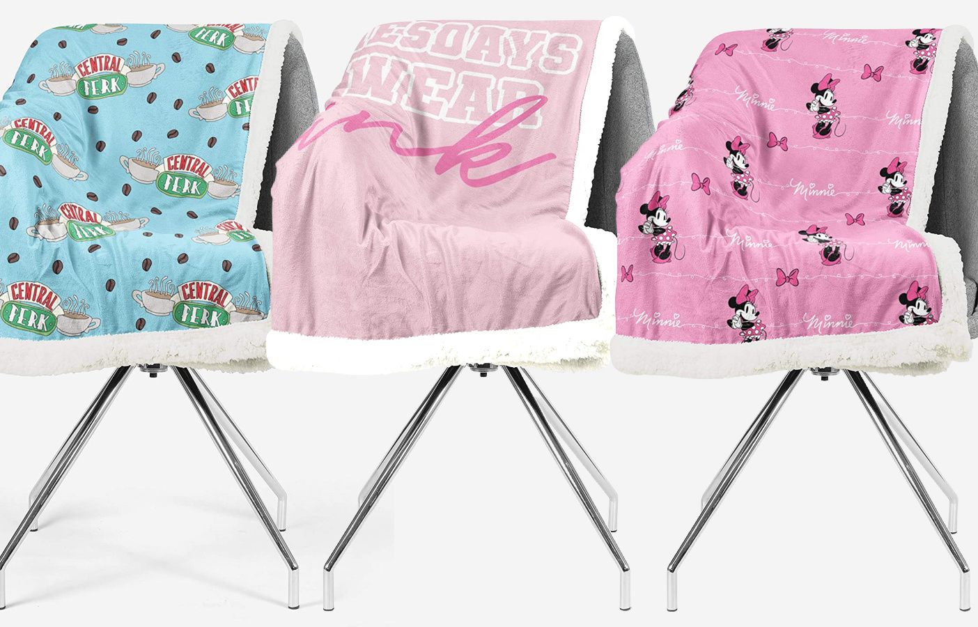 friends and mean girls sherpa blankets-2