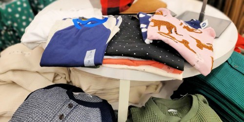 Old Navy Long-Sleeve Tees Sale | Kids Styles $5 & Adults $6