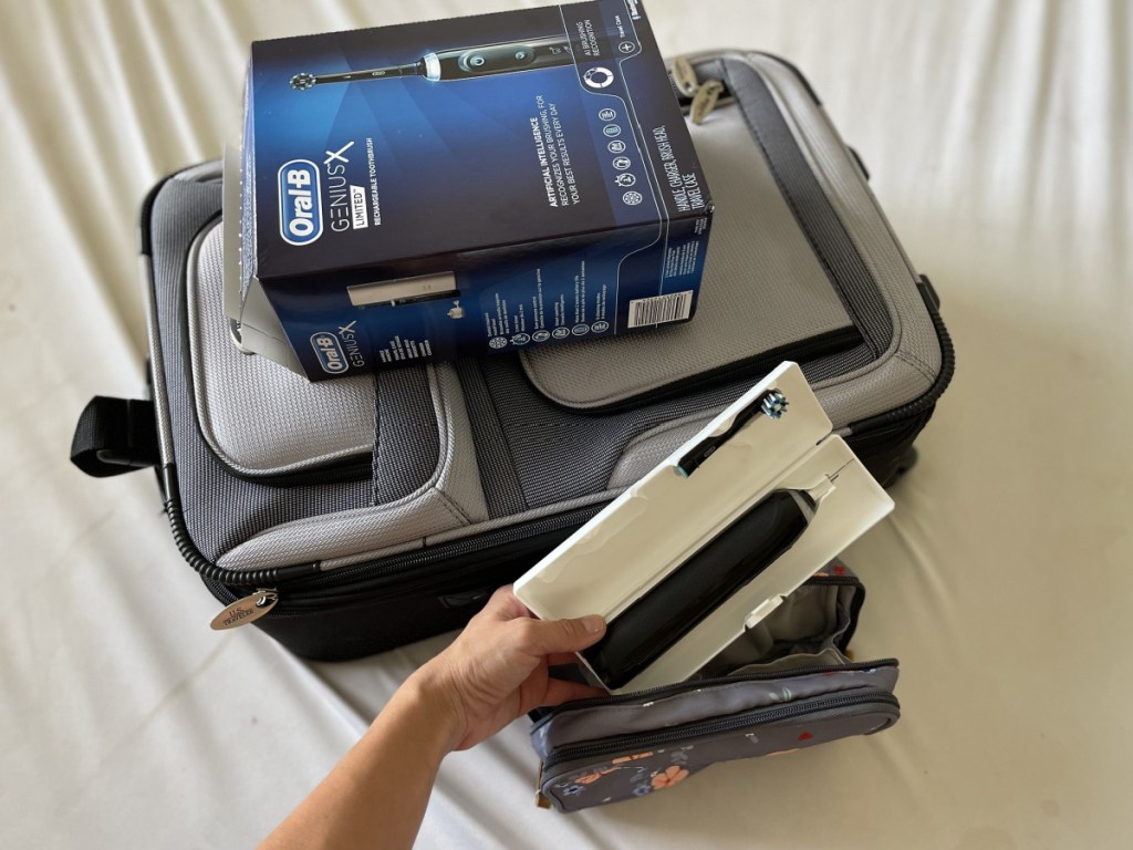 oral b genius toothbrush with suitcase