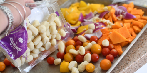 Meatless Meal Idea: Baked Gnocchi and Butternut Squash May Be My Favorite Sheet Pan Dinner!