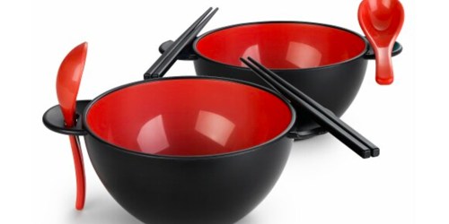 Ramen Bowl 6-Piece Set Only $11.85 on Walmart.online (Reg. $25) | Includes Bowls, Chopsticks, & Spoons